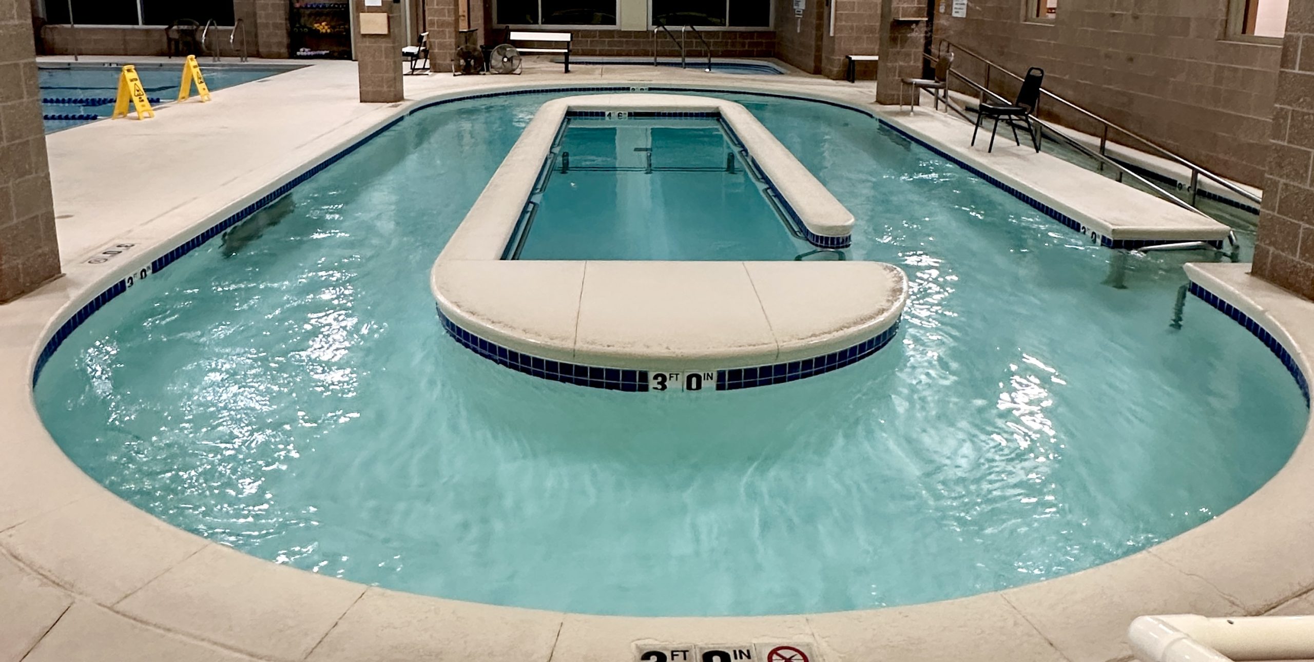 Madonna Wellness Club's aqua track